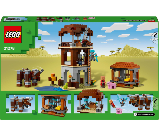 LEGO Minecraft 21278 Kryjówka rozbójników i dewastatorów - 1331614 - zdjęcie 10